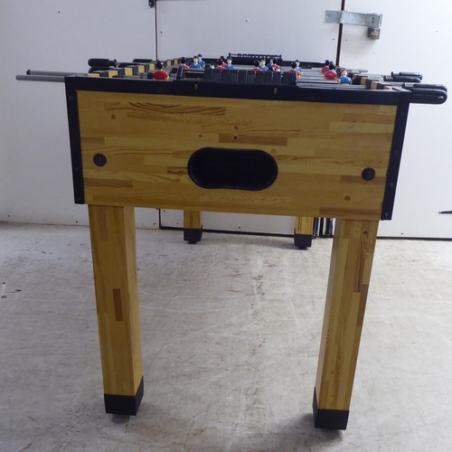 249 - A BCE pine effect foosball table  32