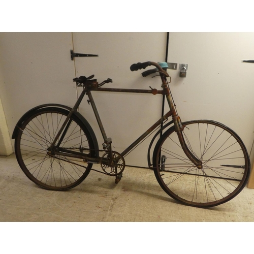 258 - An interwar period bicycle with a BSA gear wheel and 27