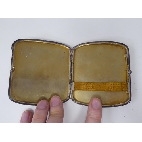 270 - Two silver cigarette cases  mixed marks 