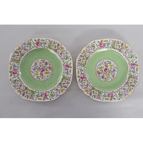 289 - Ceramics: to include graduated Royal Crown Derby china plates, decorated in the Imari palette  ... 