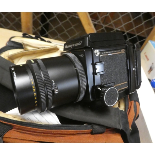 349 - Photographic equipment: to include a Mamiya RB67 Pro camera