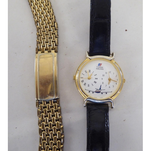 353 - Items of personal ornament: to include three variously cased and strapped wristwatches