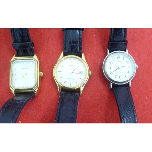 71 - Ladies variously cased and strapped wristwatches