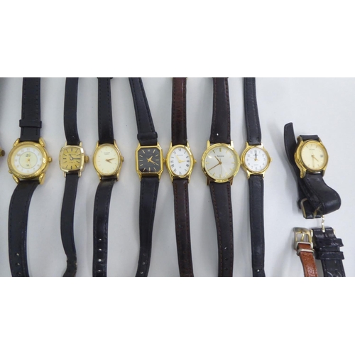 85 - Ladies variously cased and strapped wristwatches