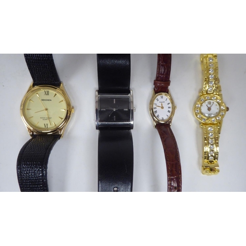 93 - Eight various modern wristwatches: to include a lady's Sekonda; and a Rotary