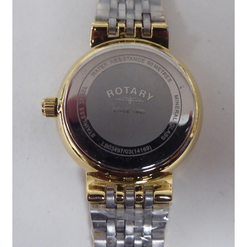 98 - Seven ladies variously designed modern wristwatches: to include Tissot, Rotary, Sekonda and Timex