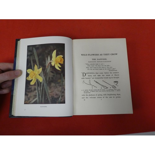 183 - Books: 'Wild Flowers as they Grow' with descriptive text by G Clarke Nuttall  1912, in five volumes