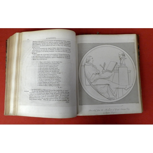 123 - Books: The Environs of London covering the county of middlesex by Rev. Daniel Lysons, 1800, second e... 