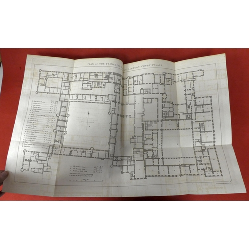 123 - Books: The Environs of London covering the county of middlesex by Rev. Daniel Lysons, 1800, second e... 