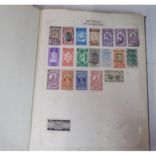 11 - Uncollated British, Commonwealth, European and other used postage stamps, in four albums