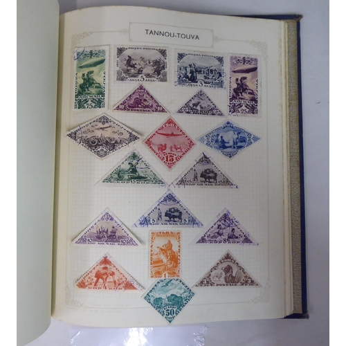 11 - Uncollated British, Commonwealth, European and other used postage stamps, in four albums