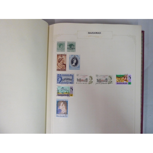 11 - Uncollated British, Commonwealth, European and other used postage stamps, in four albums