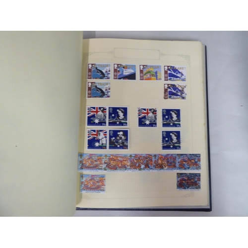 11 - Uncollated British, Commonwealth, European and other used postage stamps, in four albums