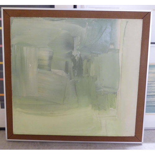 119 - Framed modern art: to include three abstract studies  prints & watercolours  approx. 2... 