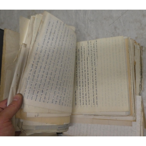 129 - 20thC ephemera: to include a World War II period album; photographs; and contemporary postcards