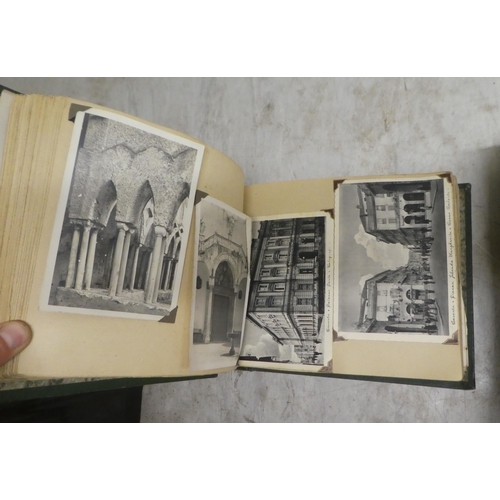 129 - 20thC ephemera: to include a World War II period album; photographs; and contemporary postcards