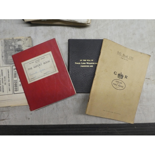 129 - 20thC ephemera: to include a World War II period album; photographs; and contemporary postcards