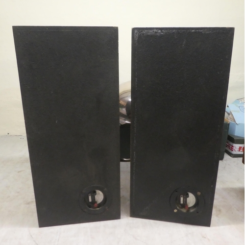 143 - A teak and tinted plastic cased Goldring Lenco GL75 stereo transcription turntable; an Armstrong 525... 