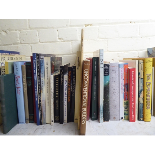 166 - Books, mainly traditional fine art reference: to include works by Turner, post-impressionism and Cez... 