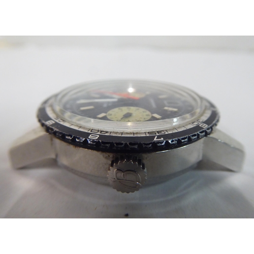 177 - A Breitling stainless steel cased Chronomantic wristwatch, inscribed 210 1266077, the automatic move... 