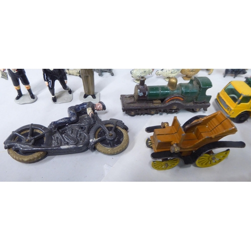 18 - Toys and games: to include puzzles; diecast model vehicles; and painted lead figures