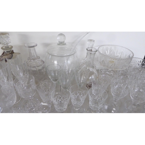 238 - Glassware: to include Bohemian tableware, pedestal, wines and tumblers