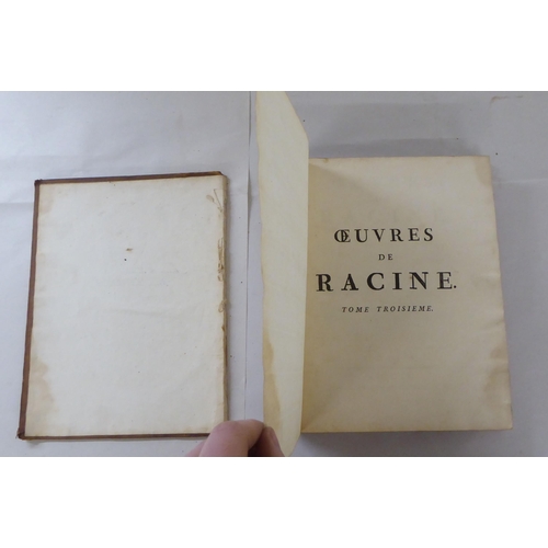 247 - Books: 'Oeuvres de Racine, Tome Premier 1760' in three volumes