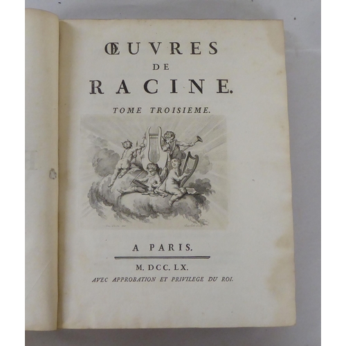 247 - Books: 'Oeuvres de Racine, Tome Premier 1760' in three volumes