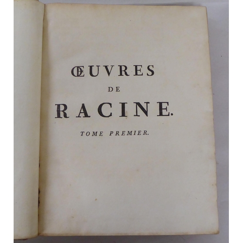 247 - Books: 'Oeuvres de Racine, Tome Premier 1760' in three volumes