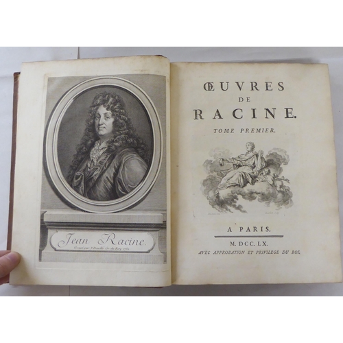 247 - Books: 'Oeuvres de Racine, Tome Premier 1760' in three volumes