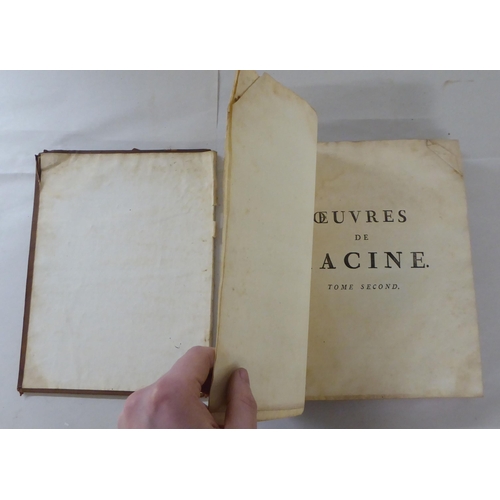 247 - Books: 'Oeuvres de Racine, Tome Premier 1760' in three volumes