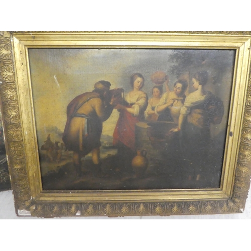 251 - Mainly 19thC moulded gilt frames, some containing artwork and contemporary prints  mixed sizes