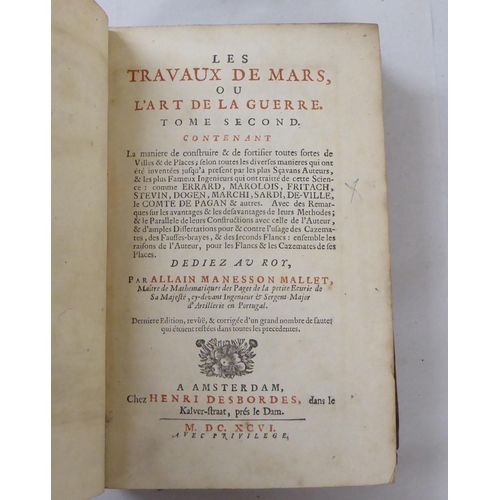 260 - Books: 'Les Travaux de Mars ou L'art de la Guerre'  late 17thC, in three volumes