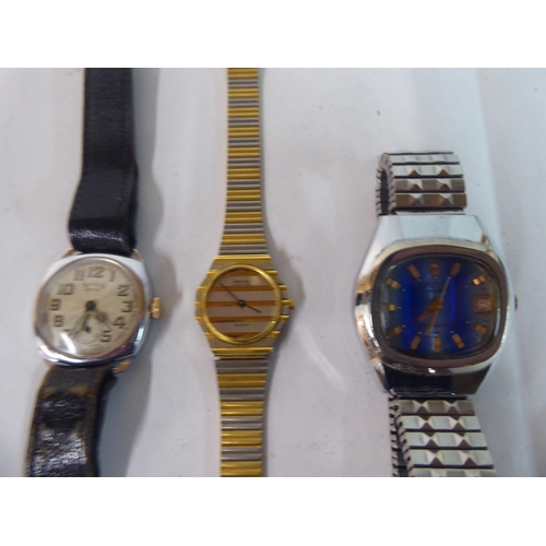 43 - Variously cased and strapped wristwatches