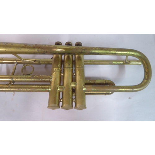 59 - A Chinese brass trumpet