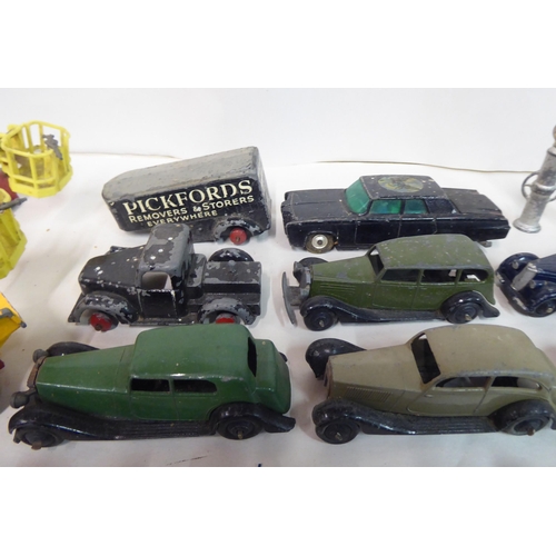 76 - Uncollated mainly Inter-War period diecast model vehicles: to include examples by Meccano Dinky Toys