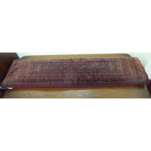 101 - A Persian design long stool cushion