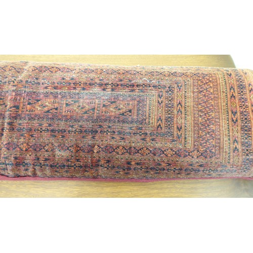 101 - A Persian design long stool cushion