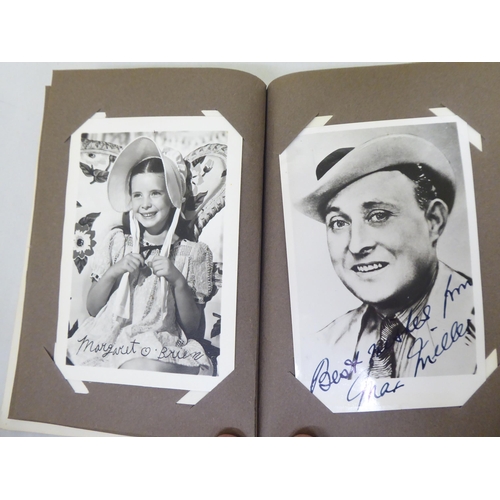 104 - Photographs of film stars  some bearing signatures