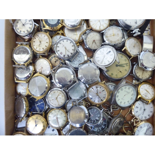 116 - Variously cased wristwatch movements 