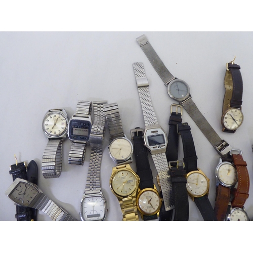 117 - Variously cased and strapped automatic and other wristwatches 