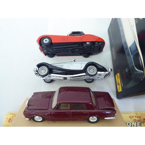 138 - Diecast model vehicles: to include a Maisto Jaguar XJ220