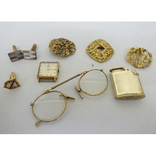 167 - A mixed lot: to include jewellery; coins; watches; and pens