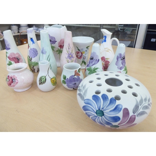 222 - Radford pottery collectables: to include a jug, decorated with flora  12