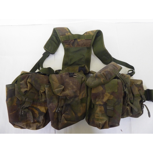 263 - Military kit: to include camouflage webbing(Please Note: this lot is subject to the statement made i... 