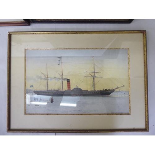 334 - Pictures: to include a study, the Britannia steam ship  print  10