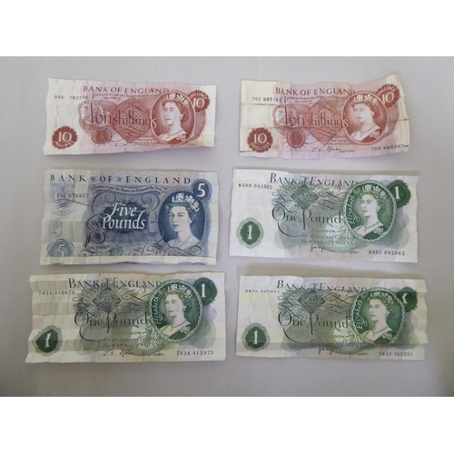 380 - Banknotes: to include a £1