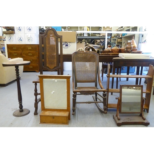 381 - Small furniture: to include a late Victorian mahogany pedestal table with a chessboard top  29