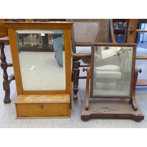 381 - Small furniture: to include a late Victorian mahogany pedestal table with a chessboard top  29