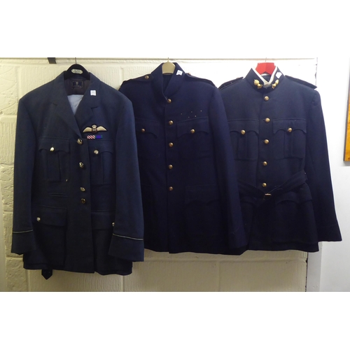 46 - Approx. twenty various mainly British military uniforms: to include tunics, jackets and coats(Please... 
